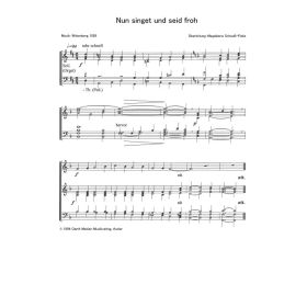 Produktbild des Artikels Nun singet und seid froh (Noten - Download)