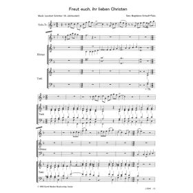 Produktbild des Artikels Freut euch, ihr lieben Christen (Noten - Download)