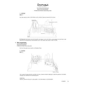 Produktbild des Artikels Emmaus (Szenentexte) (Noten - Download)
