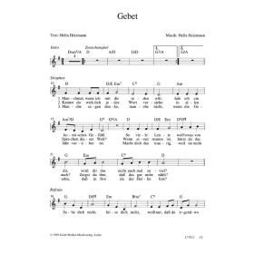 Produktbild des Artikels Gebet (Noten - Download)