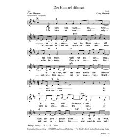 Produktbild des Artikels Die Himmel rühmen / Heaven Sings (Noten - Download)
