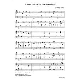 Produktbild des Artikels Noten - Download Komm, jetzt ist die Zeit wir beten an / Come Now Is The Time To Worship