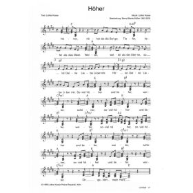 Produktbild des Artikels Höher (Noten - Download)
