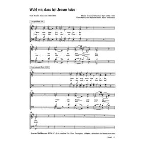 Produktbild des Artikels Wohl mir, dass ich Jesum habe (Noten - Download)