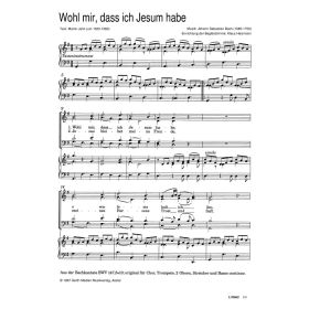 Produktbild des Artikels Wohl mir, dass ich Jesum habe (Noten - Download)