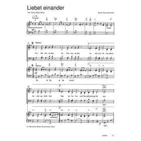 Produktbild des Artikels Liebet einander (Noten - Download)