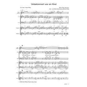 Produktbild des Artikels Unbekümmert wie ein Kind (Noten - Download)