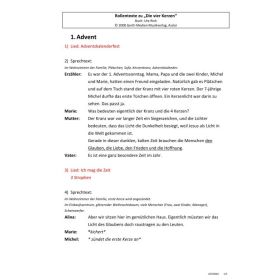 Produktbild des Artikels Die vier Kerzen (Rollentexte) (Noten - Download)