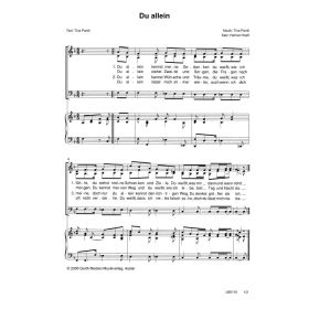 Produktbild des Artikels Du allein (Noten - Download)