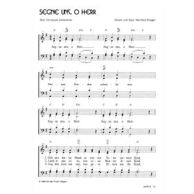 Produktbild des Artikels Segne uns, o Herr (Noten - Download)