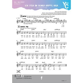 Produktbild des Artikels Ich steh an deiner Krippe hier (Noten - Download)