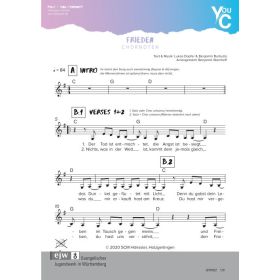 Produktbild des Artikels Noten - Download Frieden