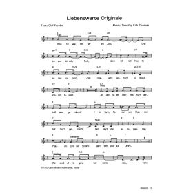 Produktbild des Artikels Liebenswerte Originale (Noten - Download)