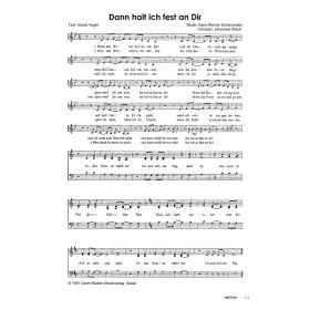 Produktbild des Artikels Dann halt ich fest an Dir (Noten - Download)