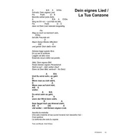 Produktbild des Artikels Dein eigenes Lied / La Tua Canzone (Noten - Download)