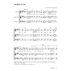 Produktbild des Artikels Vergiss es nie (Noten - Download)