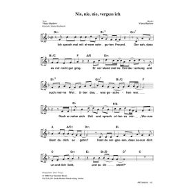 Produktbild des Artikels Nie, nie, nie, vergess ich / Don't forget (Noten - Download)