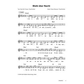 Produktbild des Artikels Bleib über Nacht (Noten - Download)