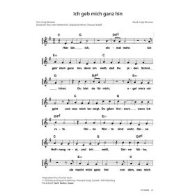 Produktbild des Artikels Noten - Download Ich geb mich ganz hin / Pour Out My Heart