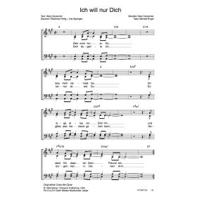 Produktbild des Artikels Ich will nur dich / Draw me close (Noten - Download)