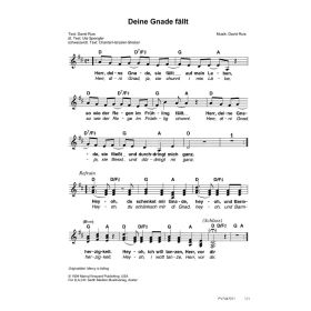 Produktbild des Artikels Deine Gnade fällt / Mercy is falling (Noten - Download)