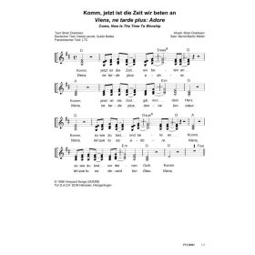 Produktbild des Artikels Komm, jetzt ist die Zeit wir beten an / Viens, ne tarde plus, Adore (Noten - Download)