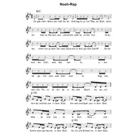 Produktbild des Artikels Noah-Rap (Noten - Download)