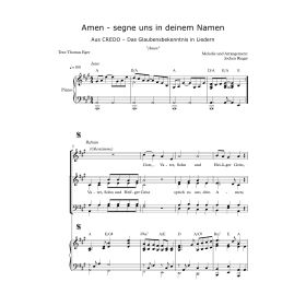 Produktbild des Artikels Amen - segne uns in deinem Namen (Noten - Download)