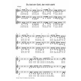 Produktbild des Artikels Noten - Download Du bist ein Gott der mich sieht