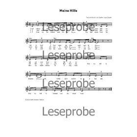Produktbild des Artikels Meine Hilfe (Noten - Download)