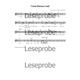 Produktbild des Artikels Tröste (Mamas Lied) (Noten - Download)