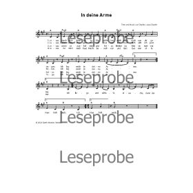 Produktbild des Artikels In deine Arme (Noten - Download)