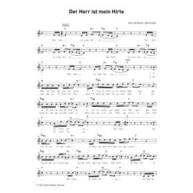 Produktbild des Artikels Der Herr ist mein Hirte (Noten - Download)