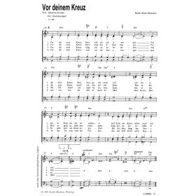 Produktbild des Artikels Noten - Download Vor deinem Kreuz