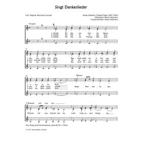 Produktbild des Artikels Noten - Download Singt Dankeslieder