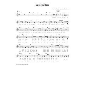 Produktbild des Artikels Unvorstellbar (Noten - Download)