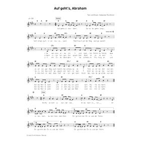 Produktbild des Artikels Noten - Download Auf gehts Abraham