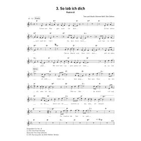 Produktbild des Artikels So lob ich dich (Noten - Download)