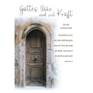 Produktbild des Artikels Faltkarte - Trauer Nah. 1,7 (Schreibwaren)