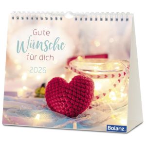 Produktbild des Artikels Gute Wünsche für dich 2026 - Postkartenkalender (Kalender - Spiralbindung)