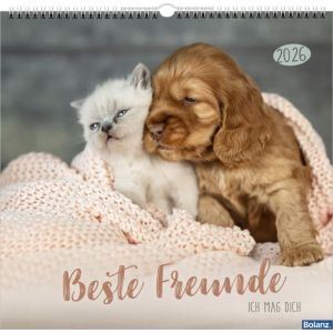 Produktbild des Artikels Beste Freunde 2026 - Posterkalender (Kalender - Spiralbindung)