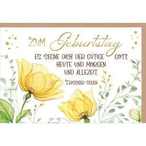 Produktbild des Artikels Faltkarte "Zum Geburtstag" (Schreibwaren)