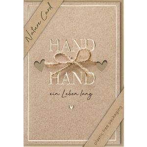 Produktbild des Artikels Faltkarte "Hand in Hand" (Schreibwaren)