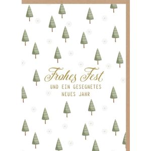 Produktbild des Artikels Faltkarte "Frohes Fest" (Schreibwaren)