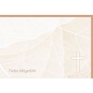 Produktbild des Artikels Faltkarte "Tiefes Mitgefühl" (Schreibwaren)