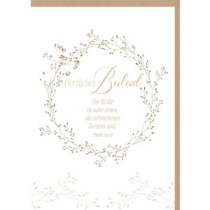 Produktbild des Artikels Faltkarte "Herzliches Beileid" (Schreibwaren)