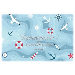Produktbild des Artikels Faltkarte "Segenswünsche zur Konfirmation" (Schreibwaren)