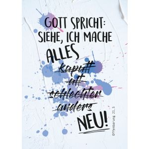 Produktbild des Artikels Jahreslosung 2026 - Stundenentwurf und Postkarten (10 Ex.) für Teens und junge E (Buch - Broschiert)