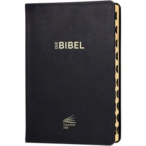 Produktbild des Artikels Schlachter 2000 - Standardausgabe, Kalbsleder,Griffregister,Goldschnitt (Bibel - Leder)