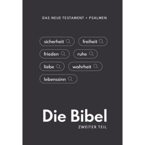 Produktbild des Artikels Das neue Testament mit Psalmen - anthrazit (Bibel - Kartoniert)